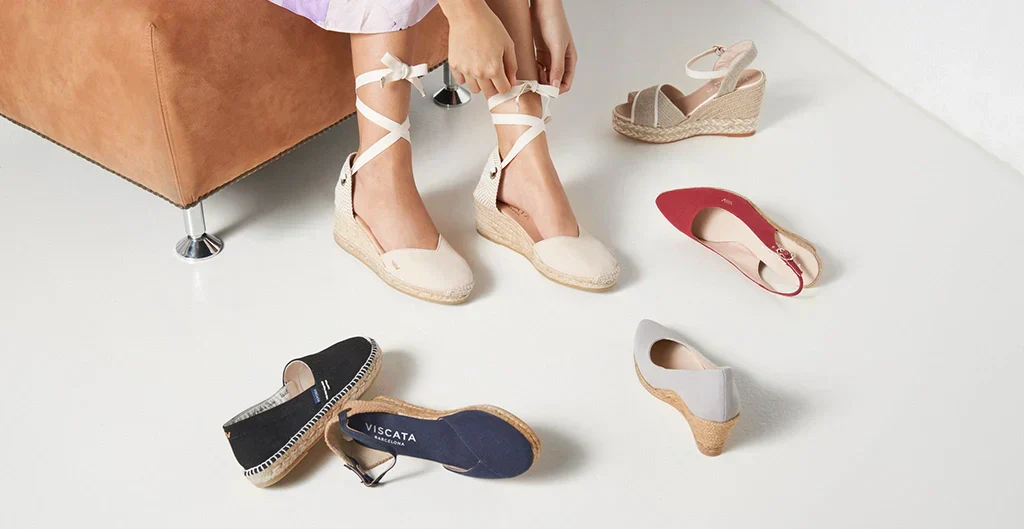 Handcrafted espadrille footwear