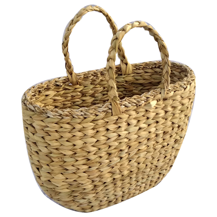 Premium woven seagrass storage basket set of 3 handcrafted in Bangladesh